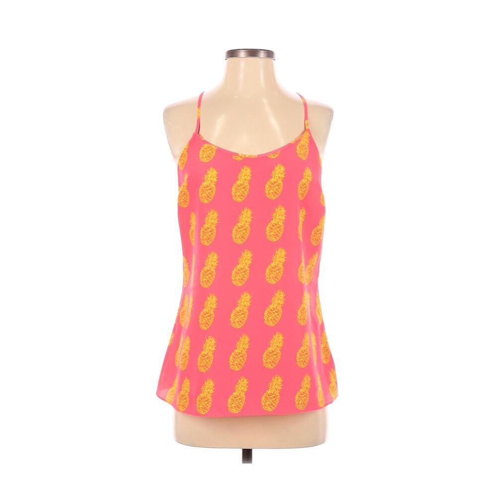 J.Crew pink pineapple sleeveless tank top camisole 4